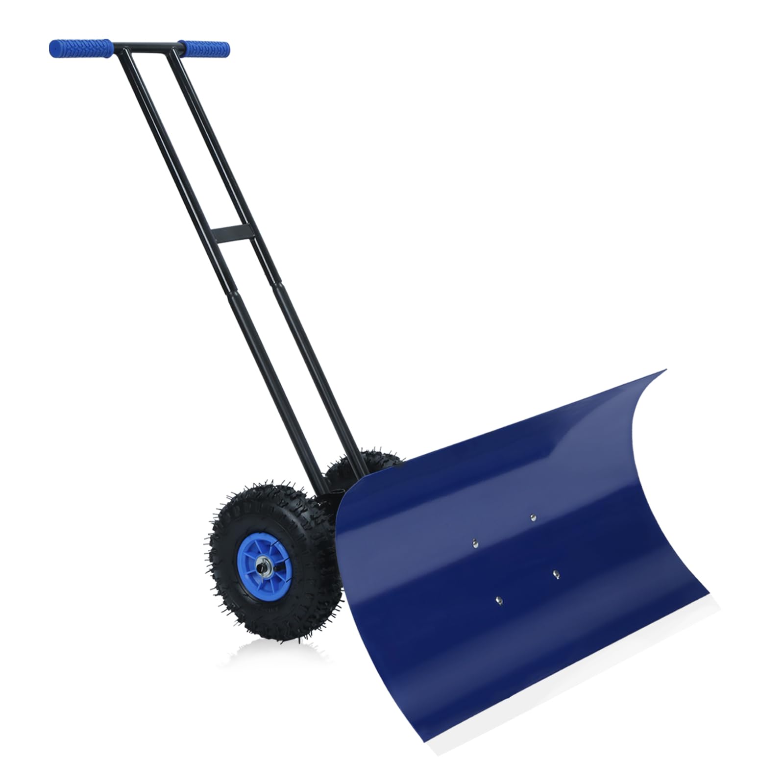 TOPGRIL 30 Inch Snow Pusher, Metal Snow Shovel, Snow Removal Instrument