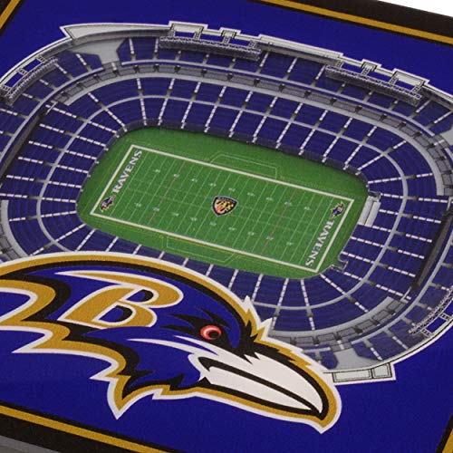 Image of YouTheFan NFL 3D Team StadiumViews 4x4 Coasters - Set of 2