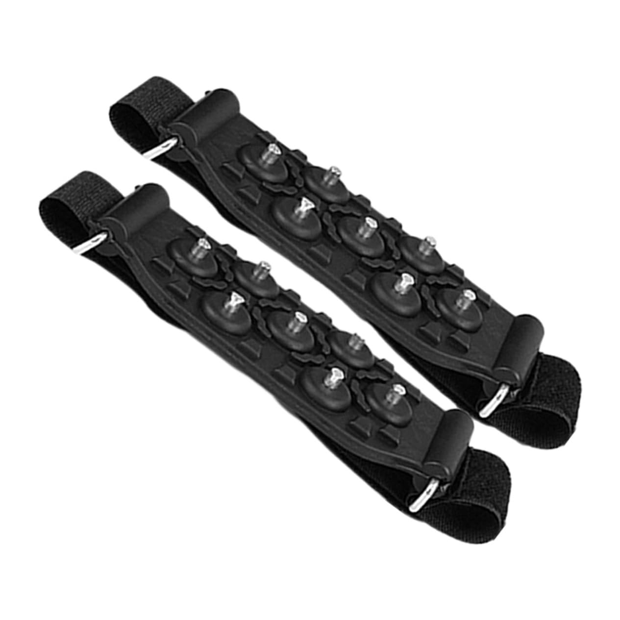 GOOHOCHY Snow Crampons for Shoes Ice Snow Cleats Crampons Anti-Slip Grip for Boots Shoes Gripper Spikes