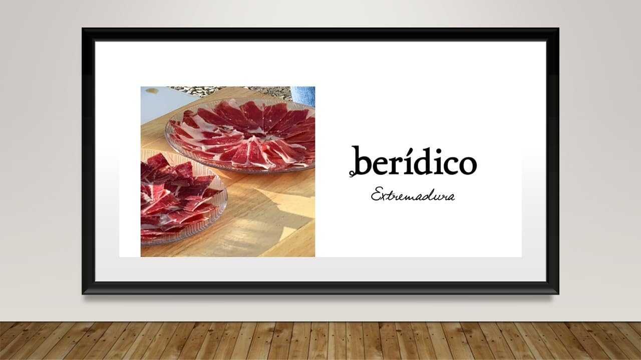 Jamón de Bellota 100% Ibérico. 5 Sobres de 100 g cortado a mano por nuestro maestro cortador y envasados al vacío. Elaborado Artesanalmente. Extremadura. BERIDICO. JAMON IBERICO BELLOTA. PATA NEGRA.