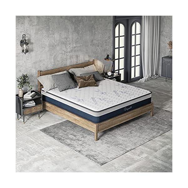 Vesgantti Lavender Mattress, 10 Inch Pocket Sprung Memory Foam Mattress - CertiPUR-US Certified/100 Night Trial - Image 5