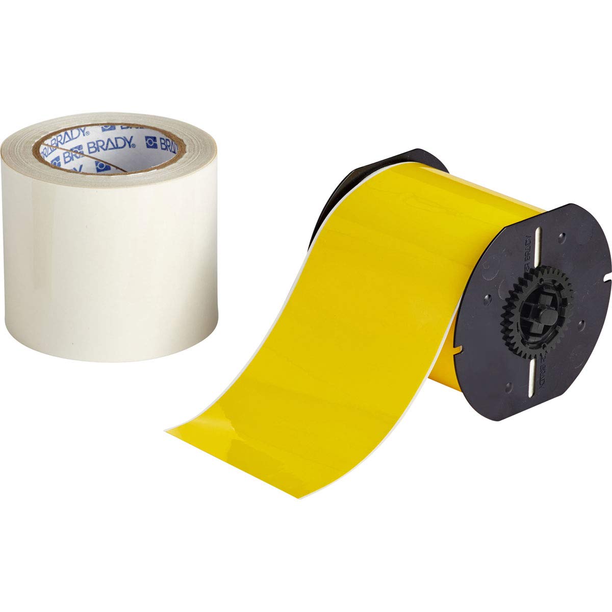 Brady B30C-4000-483YL-KT Polyester with Polyester Over Laminate Continuous Tape, 100' x 4