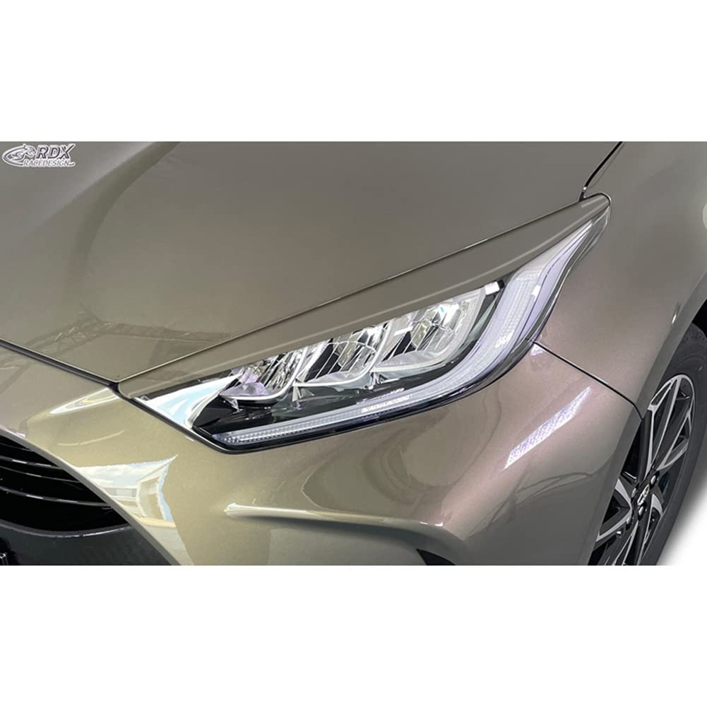 Spoilers de phares Toyota Yaris 2020+ RDX paupières de phares ABS P21 - 3