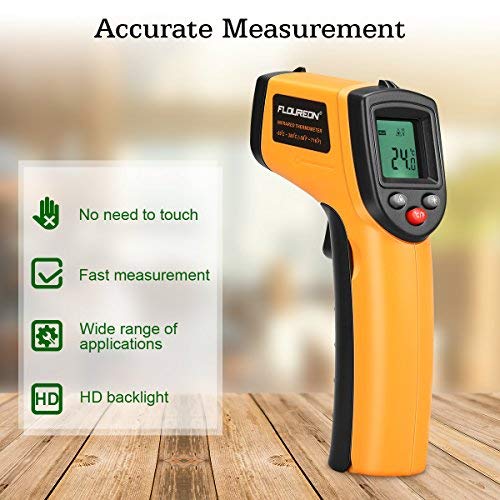 Floureon Laser Infrarot Thermometer IR Pyrometer berührungslos