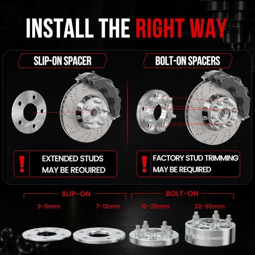 Image of Customadeonly 4 Pieces 0.275 inch 7mm Wheel Spacers 5x120 Bolt Pattern 72.6mm Center Bore Compatible for E36 E46 E60 E90 E92 E82 E88