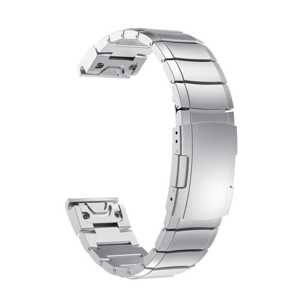 Correa de Reloj, Correa de Acero Inoxidable de 20mm 22mm 26mm para 6 6X 5 5X 5s Correas de Reloj de Metal clásicas de instalación rápida Correas de Reloj de