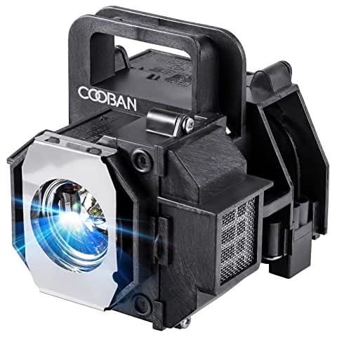 COOBAN ELPLP49 /V13H010L49 Replacement Projector Lamp Bulb with Housing for Epson PowerLite Home Cinema 8350 /PowerLite Home Cinema 8700UB 8500UB, H373A H336A, PowerLite PC 9700UB 9500UB 9350 9100 Cover