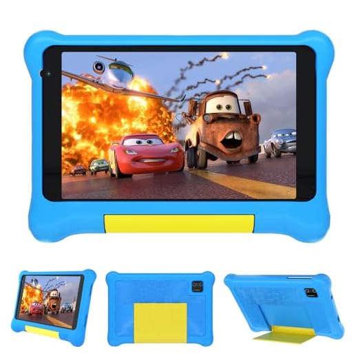 HiGrace Tablet infantil Android 12 de 7 polegadas, tablet quad-core para crianças com controle parental, 2 GB de RAM + 32 GB de ROM, tablet infantil com capa à prova de choque, Bluetooth, câmera dupla