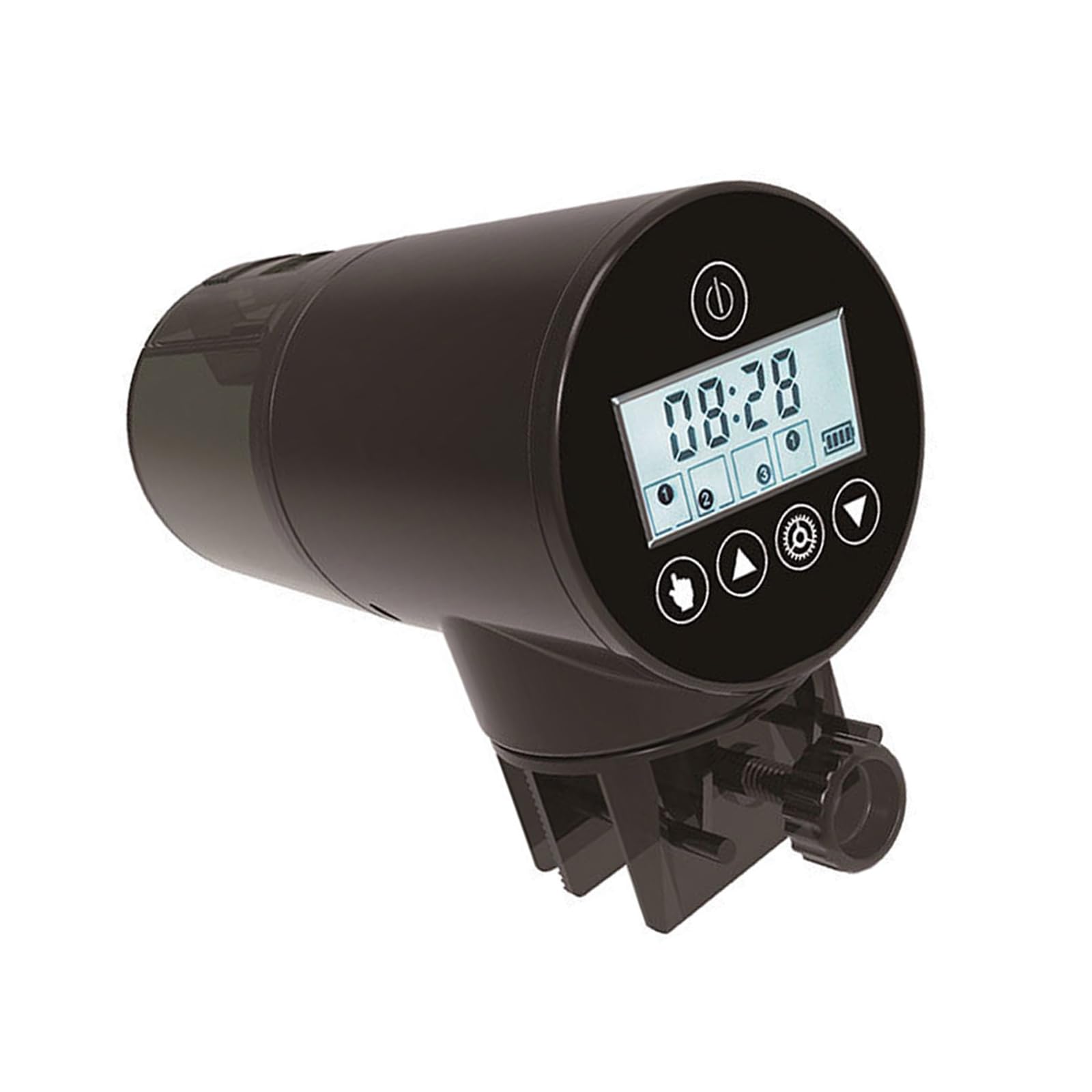 Aquariums Rechargeables Minuteries Automatiques Régulables pour les Vacances avec Distributeur de Nourriture 200 ml