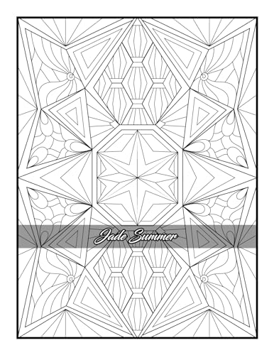 100 Amazing Patterns: An Adult Coloring Book with Fun, Easy, and Relaxing Coloring Pages - Image 25