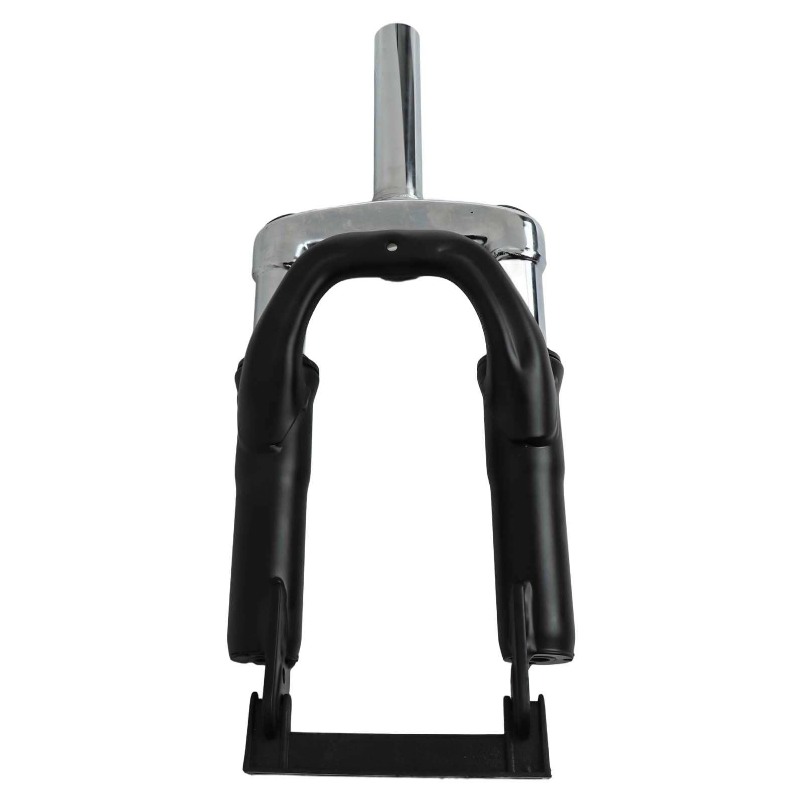 Forcella anteriore pieghevole Ebike 12 14 pollici elettrica per bici, ammortizzatore in lega, filettatura BSA o non filettata, argento