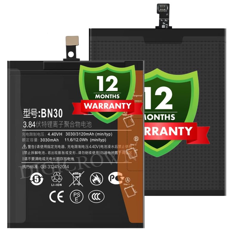 Image of Original BN30 Battery Compatible for Xiaomi Redmi 4A - (3120mAh) - 1 Year Warranty DF7