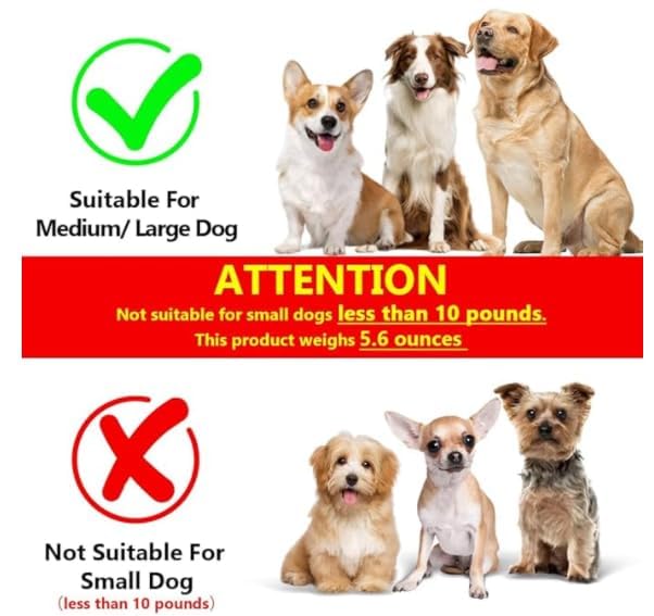 Double Dog Leash, Two Dog Leash Splitter, Adjustable Length, Tangle Free, Heavy Duty Walking Training Dual Leash for Medium and Large Dogs, Black