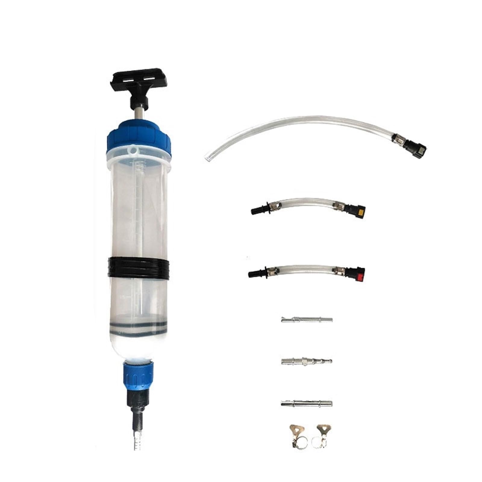 Extractores de fluidos Bombas de fluido Transferencia cambio aceite, jeringas con manguera Combustibles manuales Dispensador bomba manual Bomba de aceite | 1500ML
