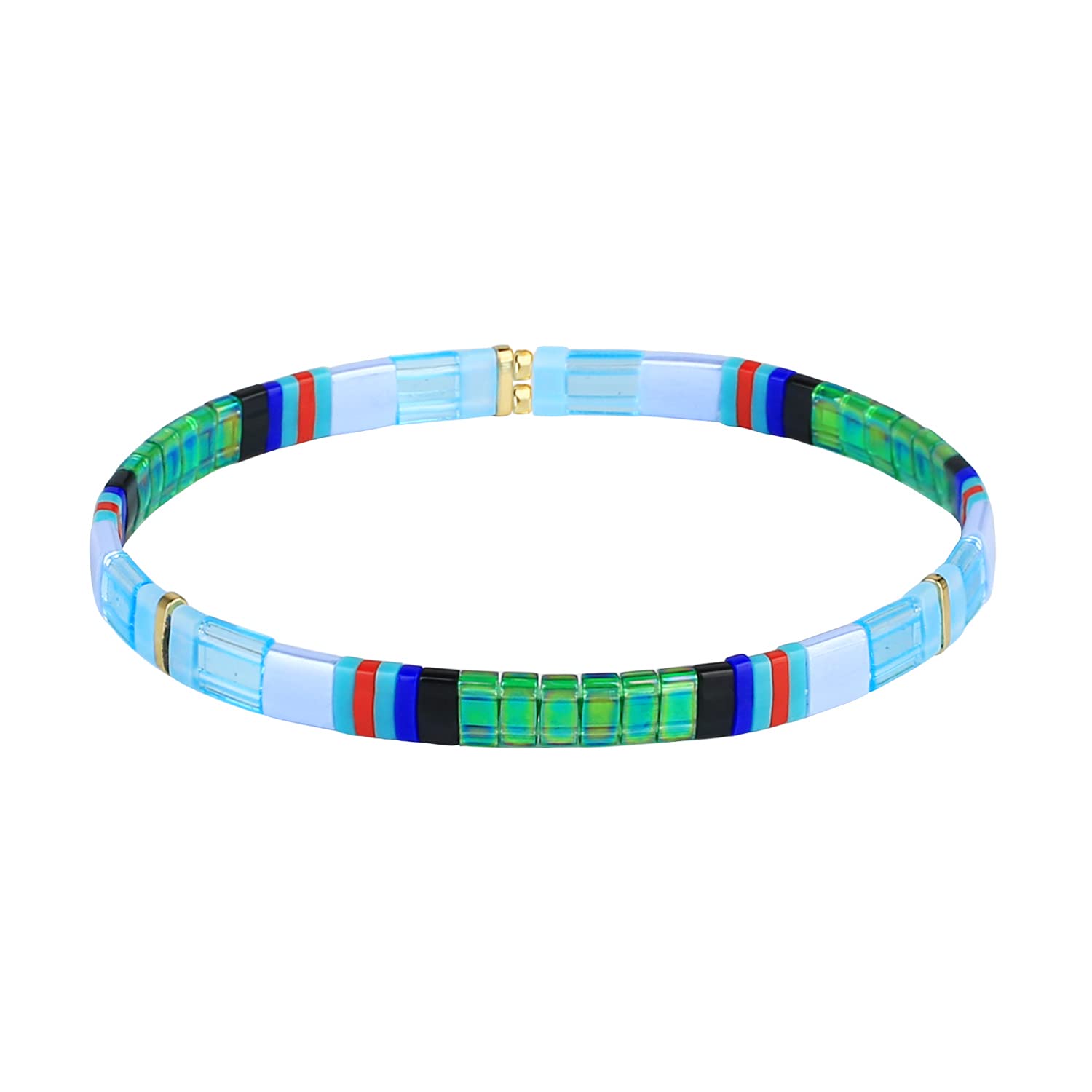 KELITCH Damen Freundschaftsarmbänder Perlen Strang Armbänder