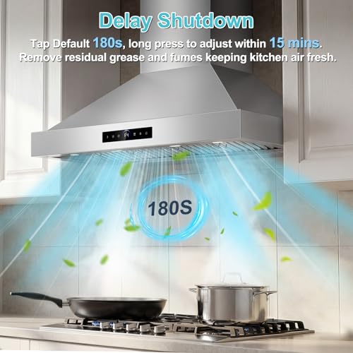 Image of 48 inch Outdoor Wall Mount Range Hood, 1600 CFM Stove Vent Hood