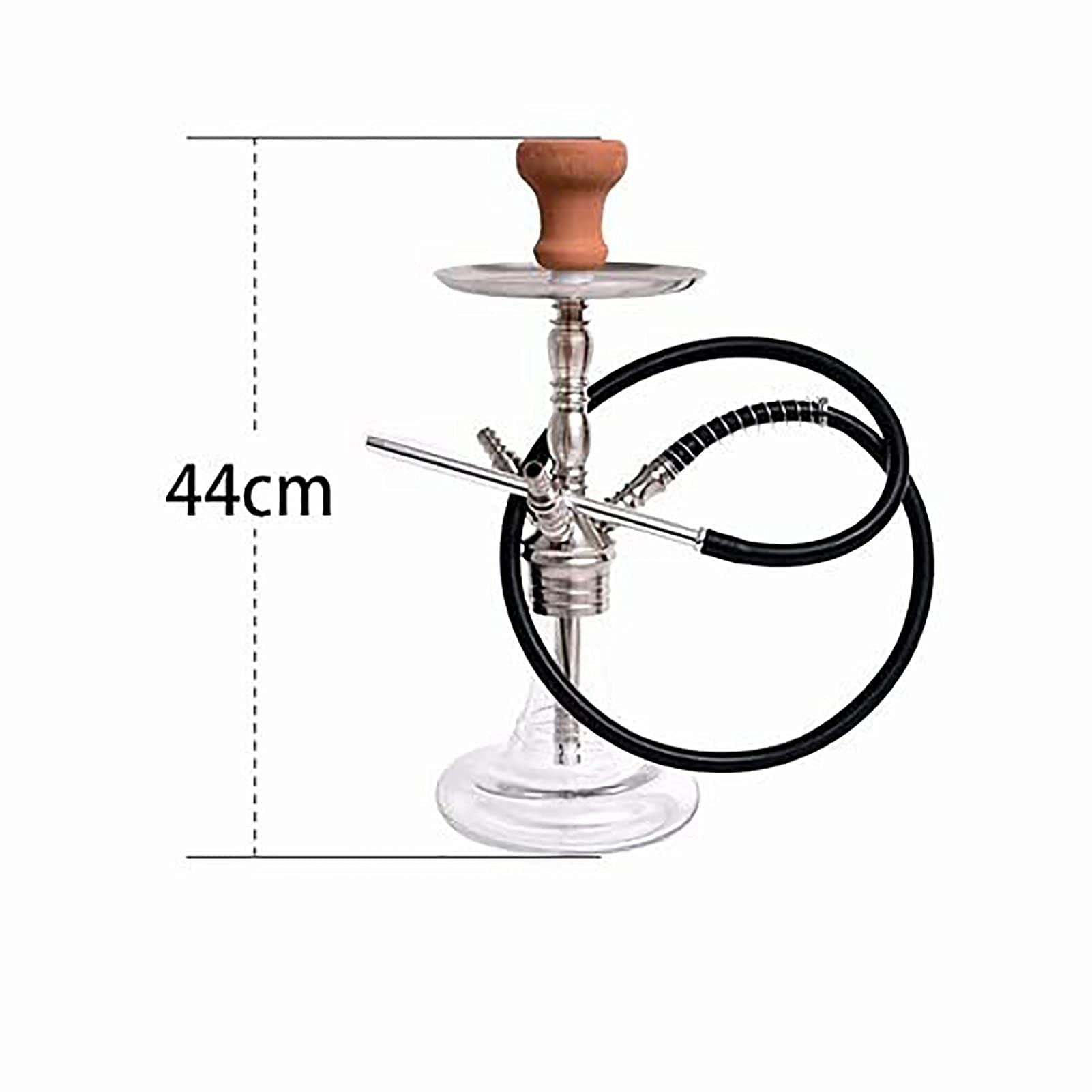 Set di narghilè Hookah portatile con un set completo di accessori facile da smontare e pulire il miglior regalo per amici e parenti A