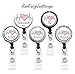 EKG Heart Stethoscope Name Tag Personalized (11 Colors) Adjustable Yoke ID Label - You Customize Fonts - 1½ inch (Mylar)