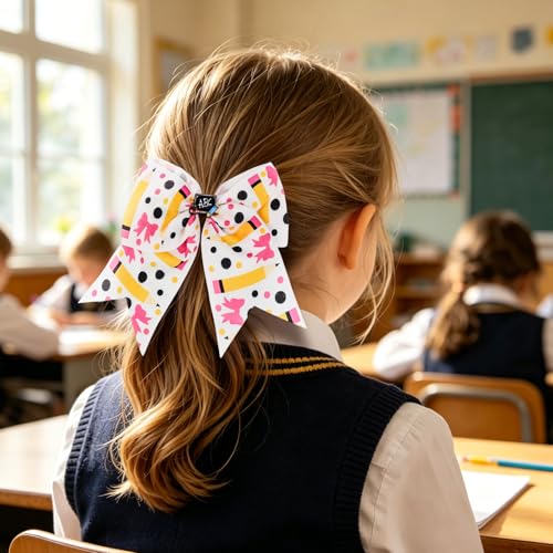 Pinzas de moño lápiz para cabello escolar miniatura 4