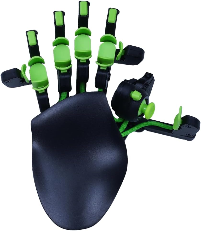 AZERON Cyborg Compact Gaming Keypad – Programmable One-Handed Keyboard for PC Gaming with Analog Thumbstick and 29 Programmable Keys – 3D Printed Customized Keypad for Righties (Green)