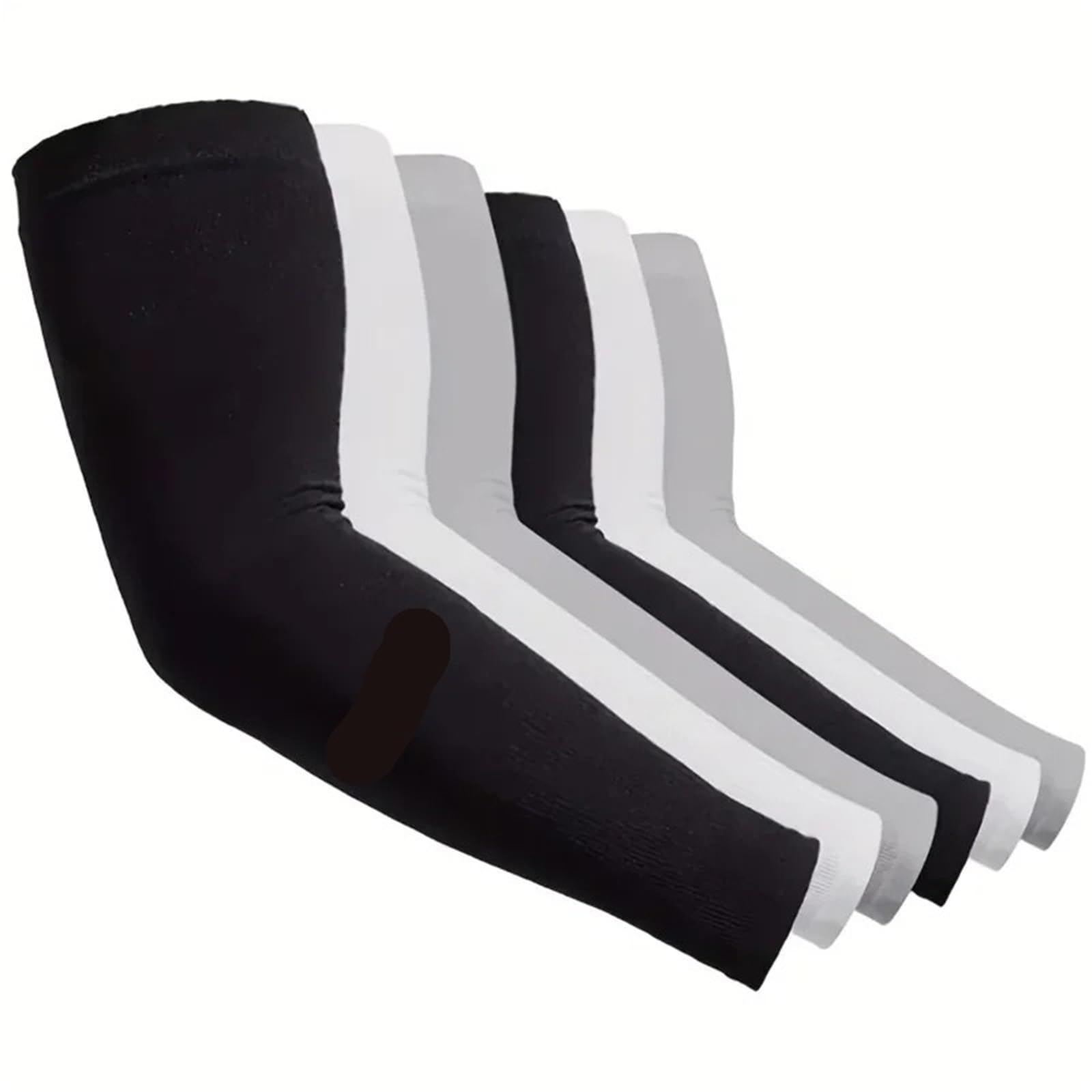 Mangas De Brazo De Seda De Hielo Unisex for Protección Solar De Verano, Guantes De Refrigeración for Ciclismo Al Aire Libre, 3 Uds.