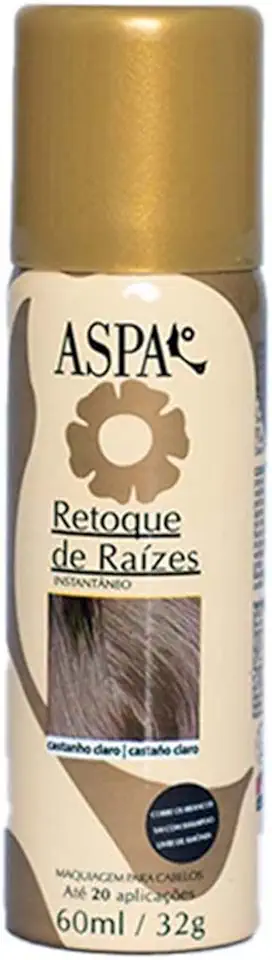 Spray Retoque da Raiz Castanho Claro Aspa 60ml