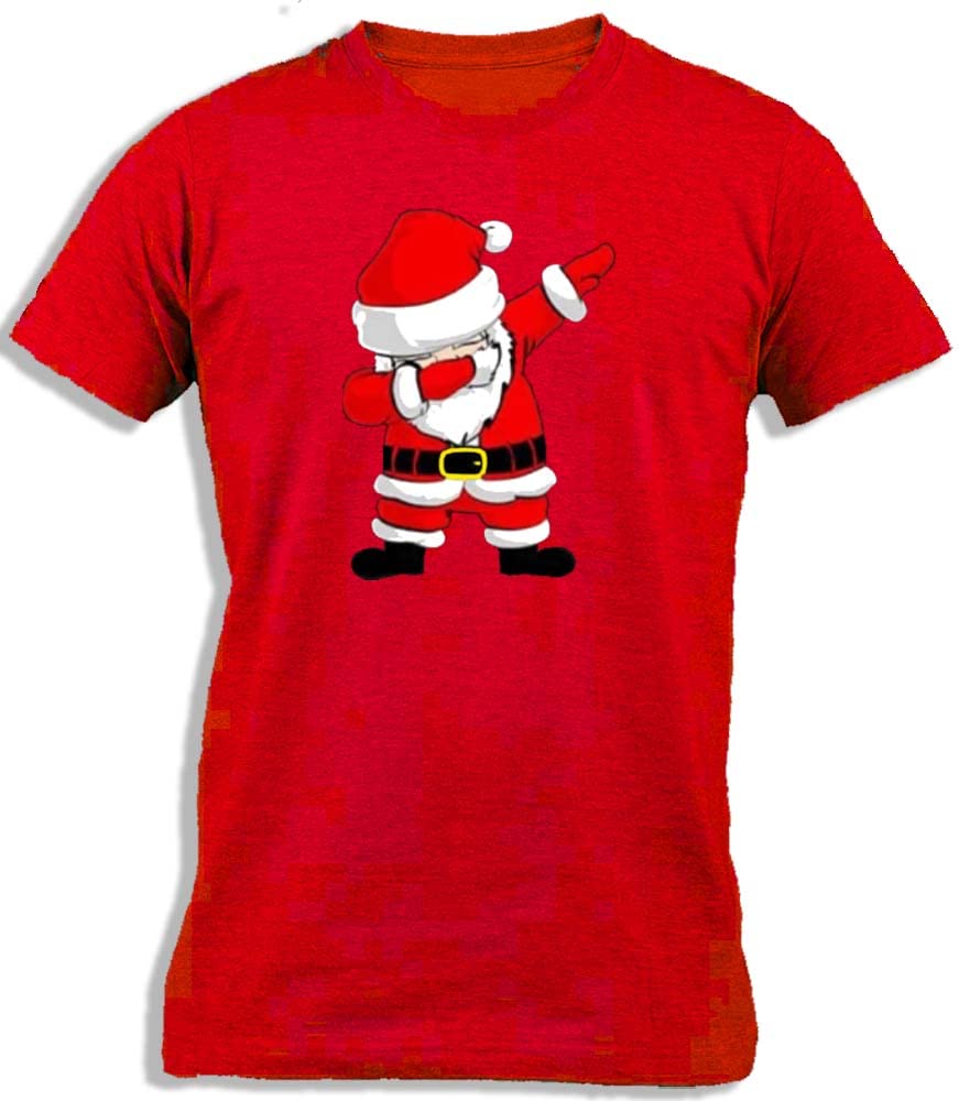 Santa Claus Dabbing | Funny Santa Dancing | Funny Christmas | Cotton T-Shirt For Kids