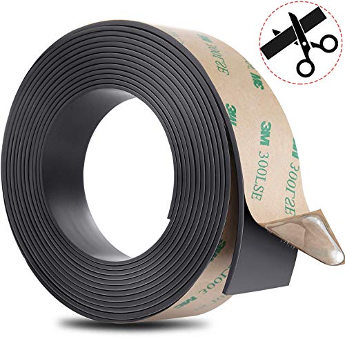 Tougo Ruban Adhésif Magnetique Autocollante - 2mm*25mm*3m,Anisotrope Forte Bande Aimantée Adhésion pour Les Projets, Réfrigérateur et de Bricolage