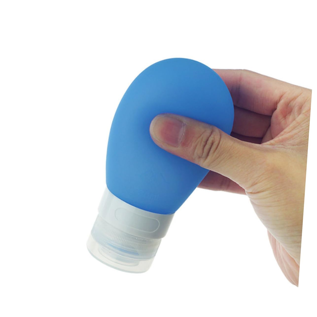 MAGICLULU 2 Set di Flaconi in Silicone Riutilizzabili Dispenser per Gel Contenitori a Tenuta Stagna per Articoli da Toeletta Flaconi per Shampoo Barattoli per Lozione 8 Pezzi*2
