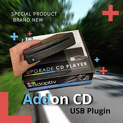 Connects2 Adv-Usbcd Plug and Play USB CD Player for Mechless Stereos
