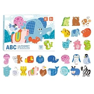 Brooksnaji Buchstaben-Match-Puzzle 52x/Set JH77MKB6