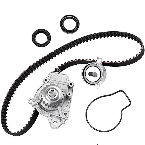 SCITOO Engine Timing Belt Kit Fits for 88-95 for Honda Civic 93-95 for Honda Civic del Sol 88-91 for Honda CRX