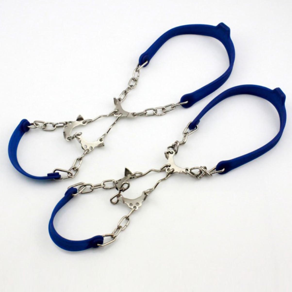 Homoyoyo Ice Snow Traction Cleats Crampons for Men Women Hiking Shoes Chains Comfortable Fit