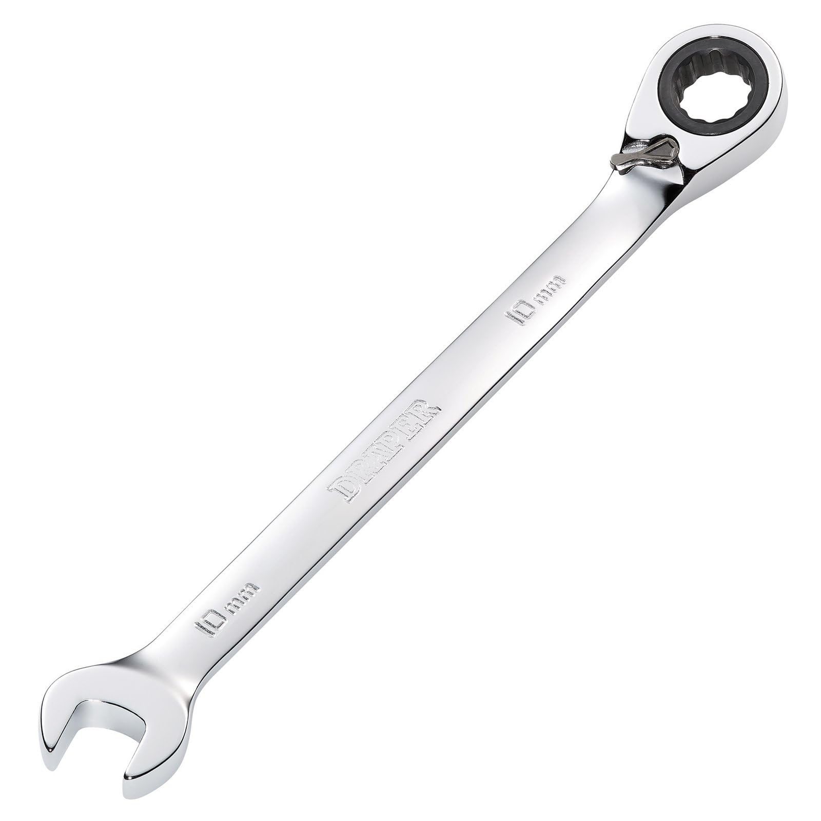 Draper 51973 Hi-Torq Metric Reversible Ratchet Spanner, 160 mm Length