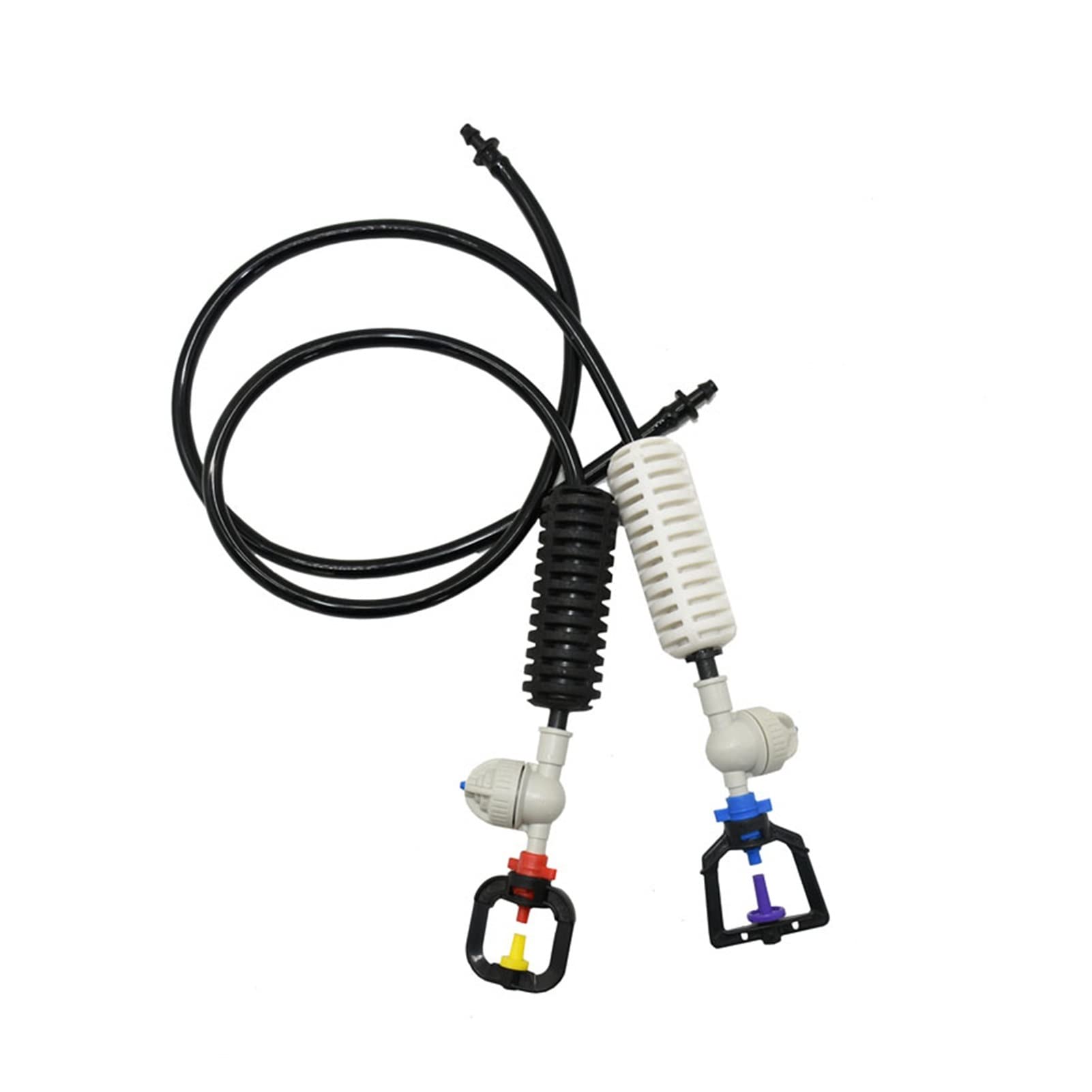 Garten Rasen Sprinkler Bewässerungssystem Hängende Art Refraktion Nebel Sprinkler Spray Wasser Zerstäubung Sprinkler Rasen Garten Bewässerung Kit Pflanzenbewässerung 10 Sets (A)