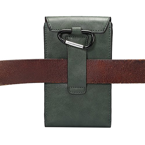 Piccola Borsa da Cintura Uomo per Cellulare Verde