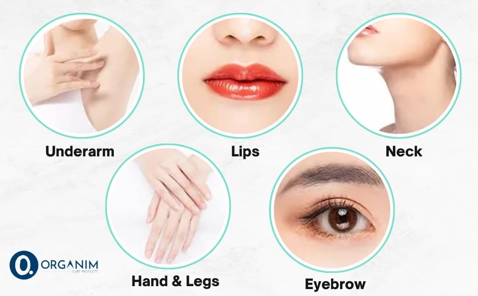 Image of ORGANIM Care Beard & Eyebrow Shaping Razor for Women, Pack of 2 | Facial Hair Removal, Dermaplaning Tool, Eyebrow Trimming, Ustraa