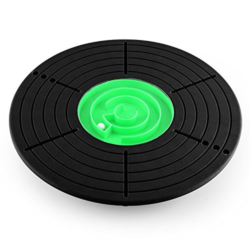 Klarfit Balance Board per Allenamento Fitness Palestra (Diametro 33 CM, Antiscivolo, con Labirinto e Pallina)