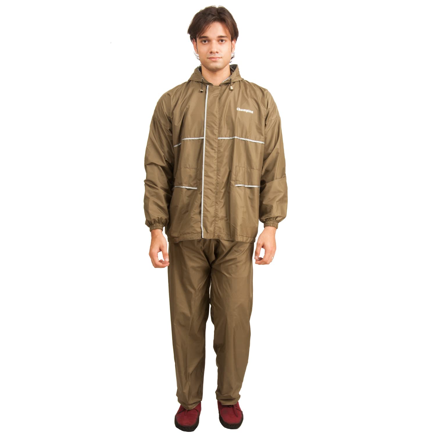 THE DRY CAPE ; LET IT RAINJacket Coat and Pant Mens Waterproof Bike Double Layer Branded Solid Raincoat