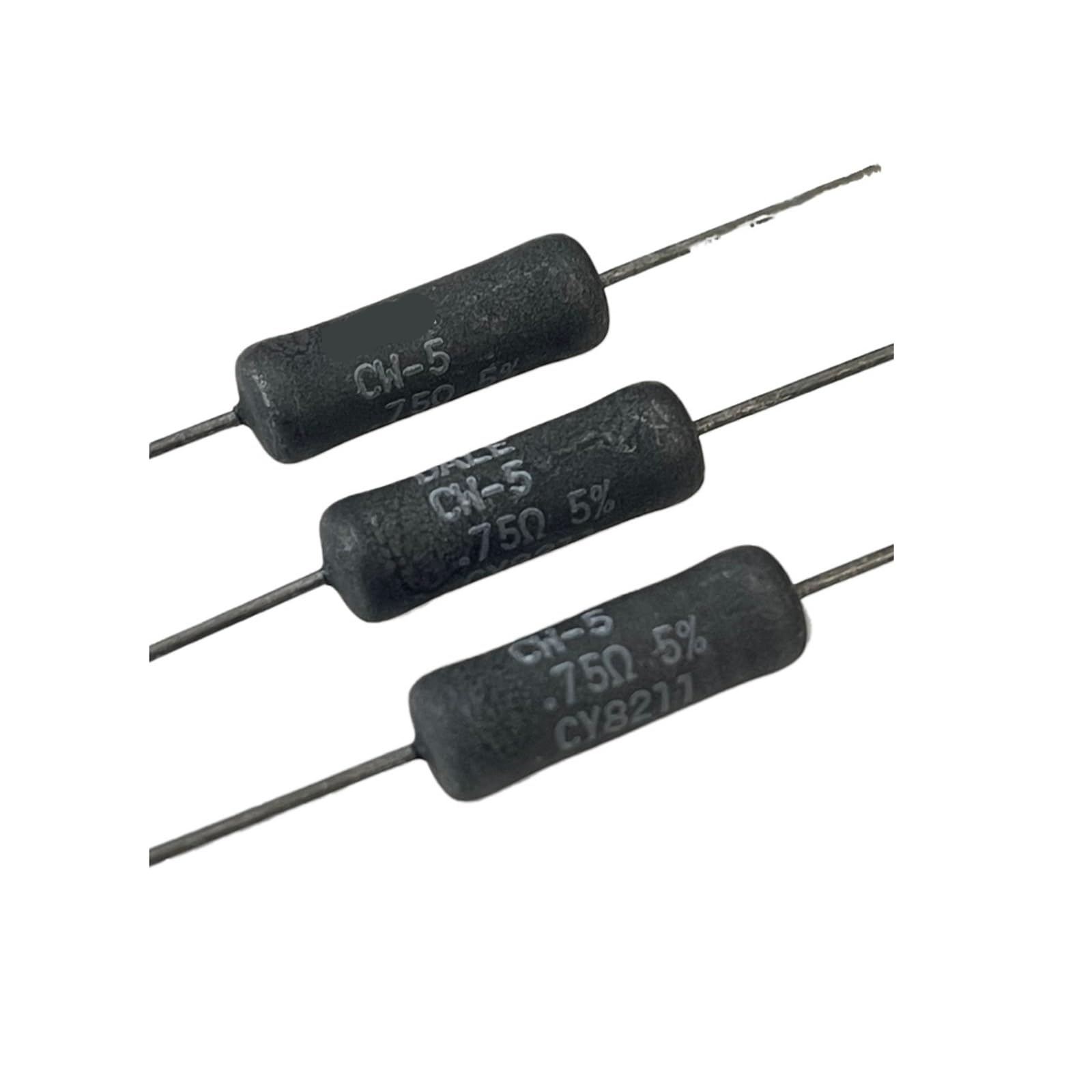 LEOTNNDQ CW-5 0.75R 6.5W 0.75Oh 0.75Ω resistor 1pcs