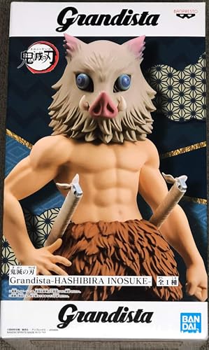 Banpresto Figura de Acción Inosuke Hashibira Demon Slayer – Grandista 24 cm BP18089 Multicolor
