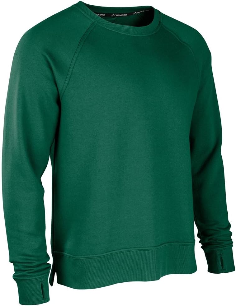 CHAMPRO Men’s Victory Fleece Split Hem Crew CHAMPRO Men’s Victory Fleece Split Hem Crew