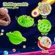 WJUAN Murmelspiel Balance-Abenteuer - 60 Bunte Glasmurmeln mit Staufach | Familienspiel für Kinder & Erwachsene | Partyspiel für 1-4 Spieler