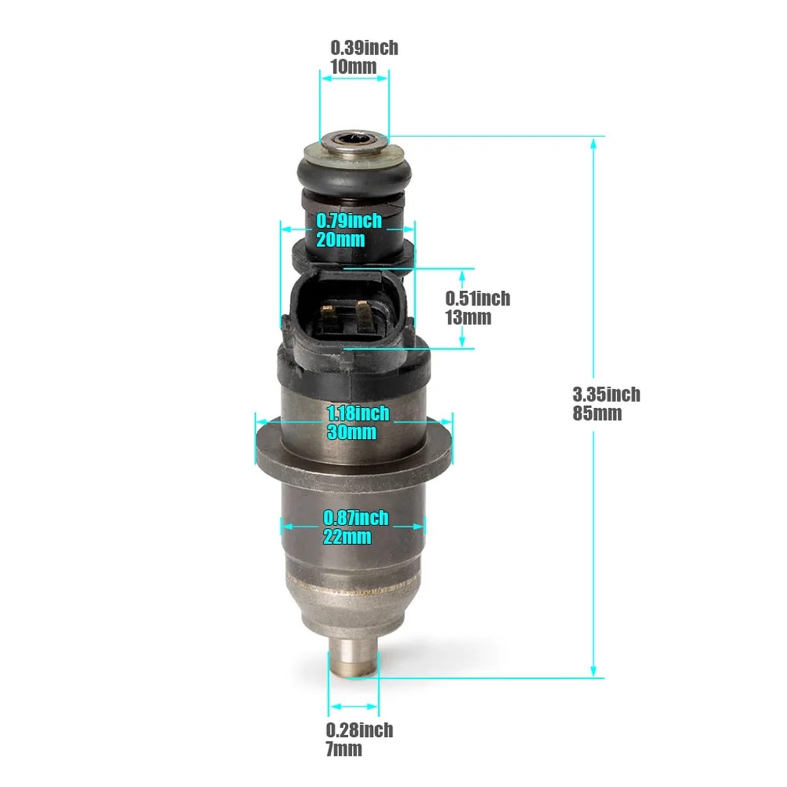 Joint D'injecteur De Carburant Injecteurs de carburant 1/6x E7T05074 pour MITSUBISHI CARISMA Saloon PAJERO remplacer