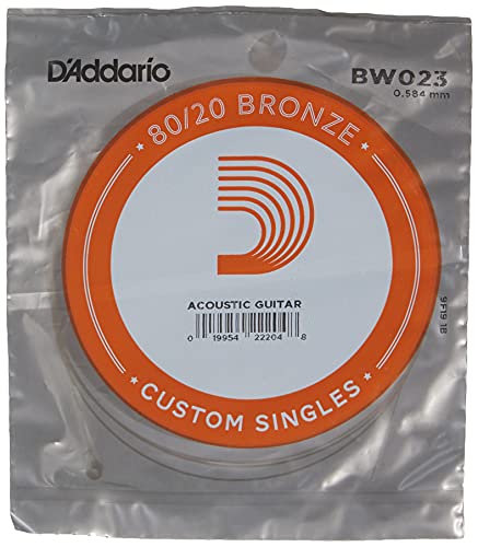 D'Addario ダダリオ アコースティックギター用バラ弦 80/20ブロンズ .023 BW023