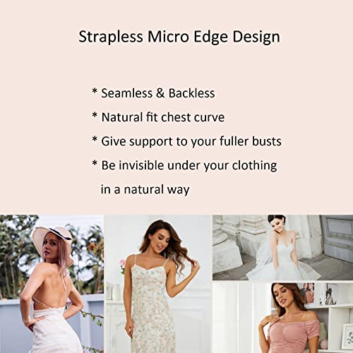 Yeivlhki Adhesive Bra, Strapless Bras For Women, Sticky Bras For Women Push Up, Strapless Sticky Bras For Women, Invisible Lifting Bra, Backless Strapless Bra #TOP2