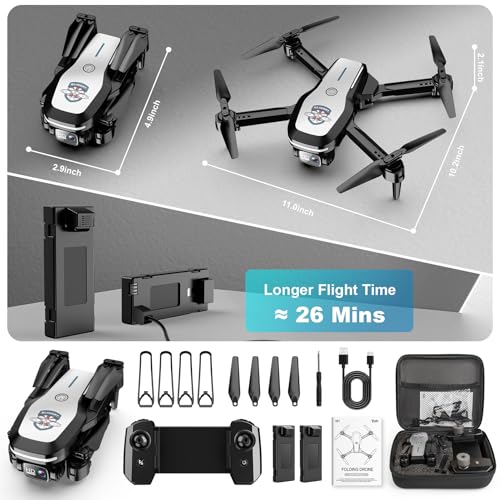 Velcase X61 Drone With Camera 1080P Fpv Foldable Drone For Beginners, Mini Drone With Altitude Hold, Auto-Follow thumb #6
