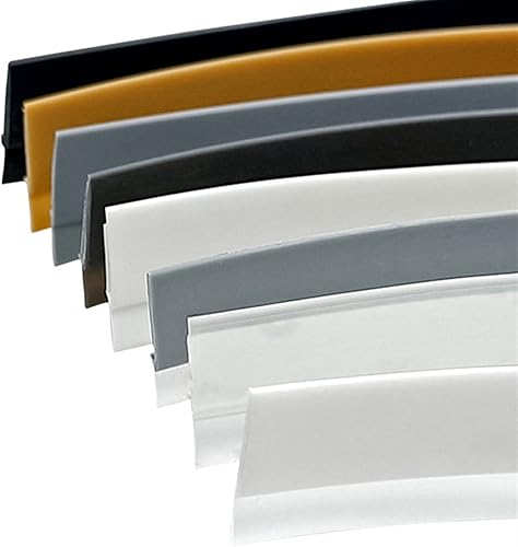 Miniatura 2 de Tira de sellado de 9.2 ft para puertas, armario y armario, relleno de huecos de puerta de gabinete, burlete de lata, mantiene la limpieza y seco,