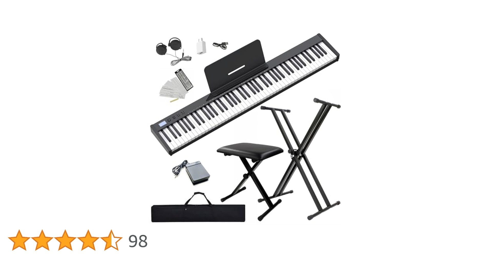 ピアノスタンドセットニコマク NikoMaku 電子ピアノ 88鍵盤 Amazon | 【ピアノスタンドセット】ニコマク NikoMaku 電子