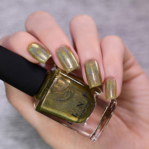 Image of ILNP Happy Thoughts - Field Green Holographic Nail Polish